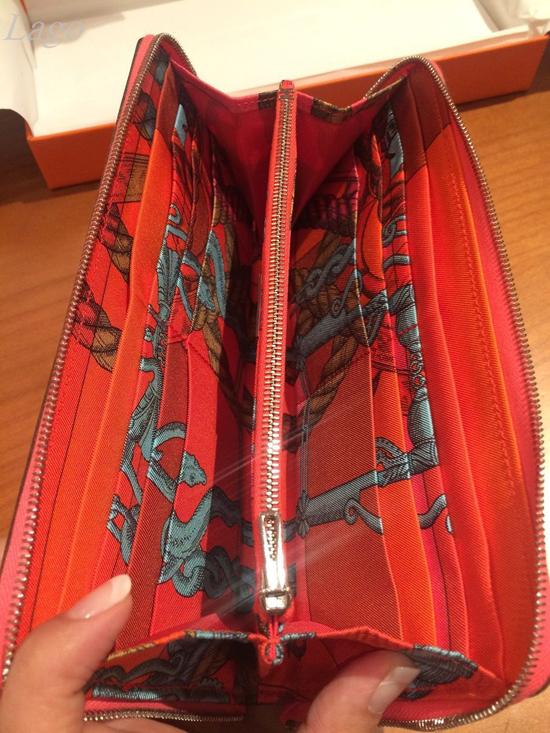 【人気】HERMES 財布 シルクイン 人気ピンク アザレア  16041510